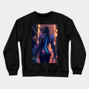 Cyber Angel Crewneck Sweatshirt